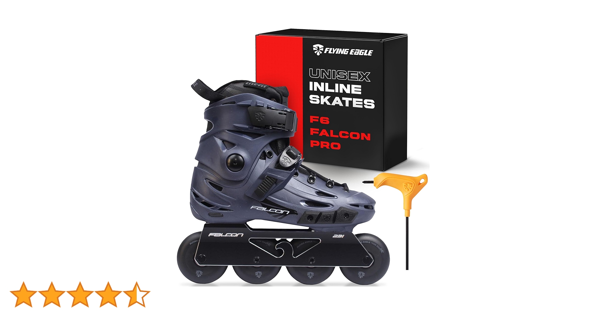 フライングイーグルF6Sファルコン　サイズ43 インラインスケート新品 Amazon.co.jp: Flying Eagle F6 Falcon Pro Freeskates - 大人用